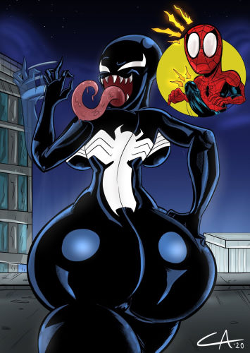 [Ameizing Lewds] Extra Thicc Venom (Spider-Man)