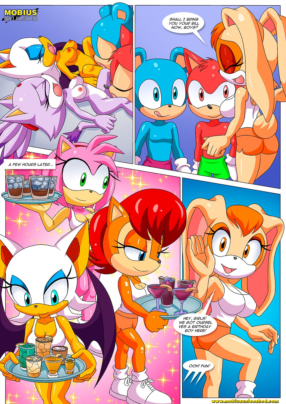 Cartoon Hooters Porn - Mobian Hooters [Palcomix] (Sonic The Hedgehog) â€¢ Free Porn Comics