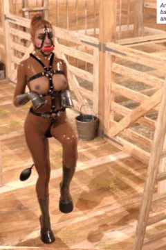 Self-Bondage ponygirl (26)