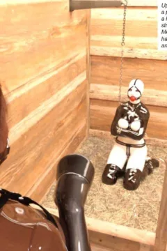 Self-Bondage ponygirl (29)