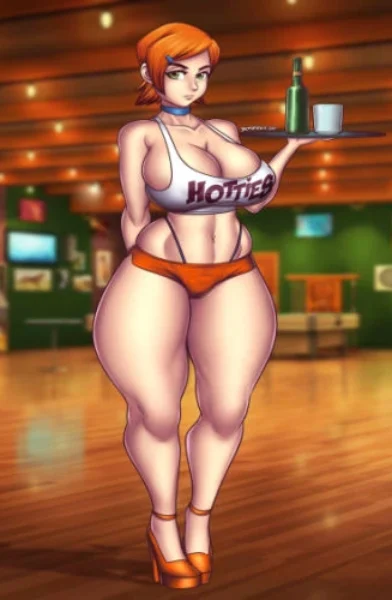 [Bemannen] Waitress Gwen (Ben 10)