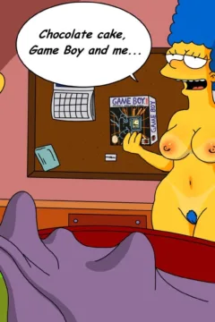 Chocolate cake, GameBoy and Marge (27)