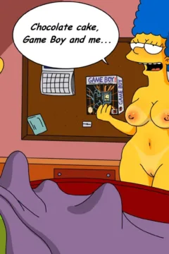 Chocolate cake, GameBoy and Marge (28)