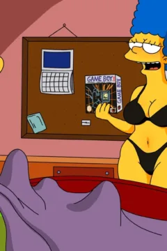 Chocolate cake, GameBoy and Marge (29)