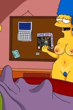 Chocolate cake, GameBoy and Marge (30)