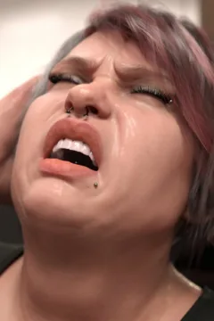 Goth BBW To Blonde (9)