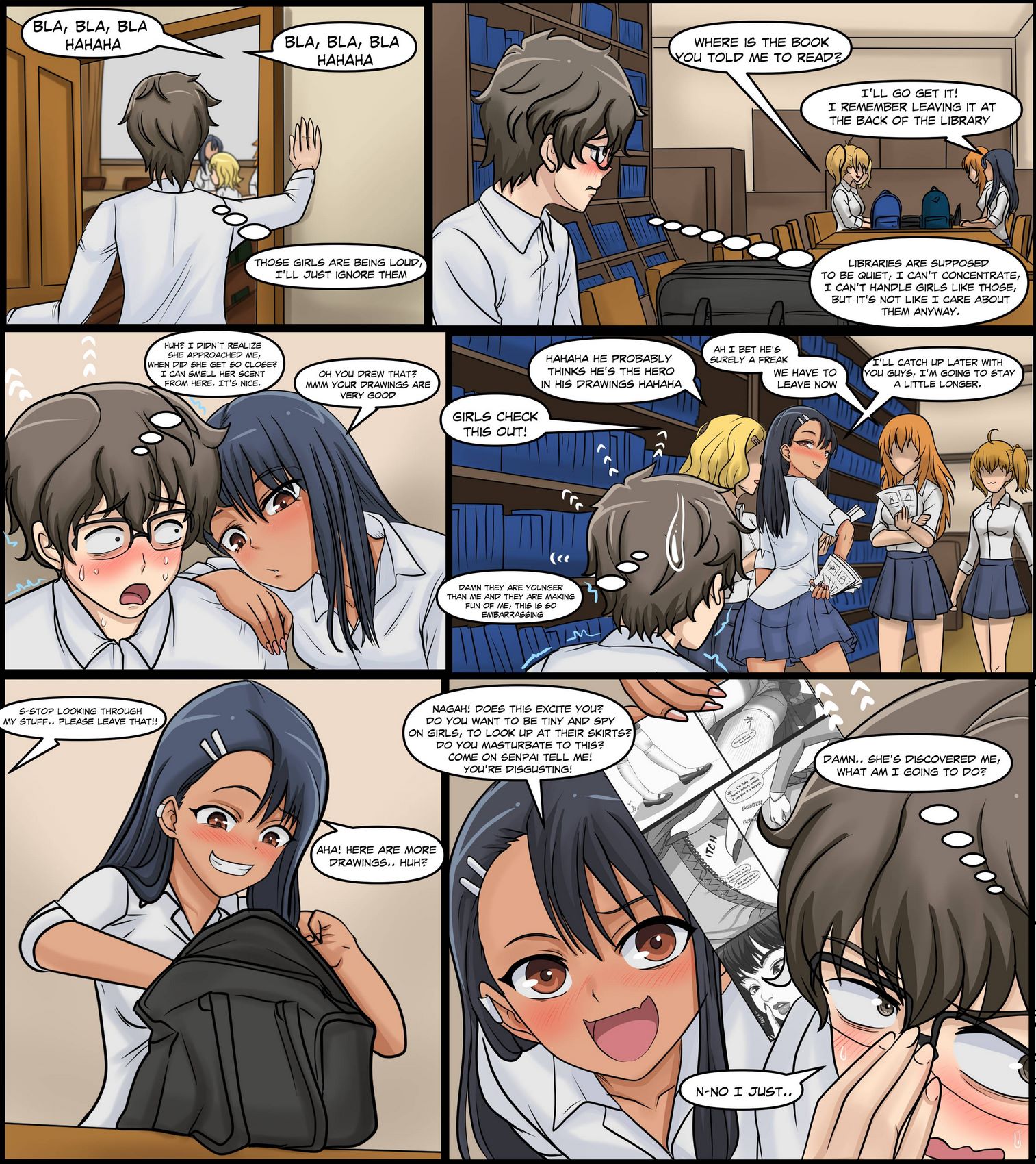 Dont mess with me miss nagatoro porn comic