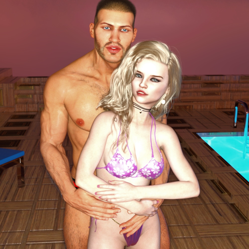 Hot couple at the pool - Idontknowme • Free Porn Comics