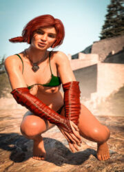 Lustie3d - Triss On The Bluff