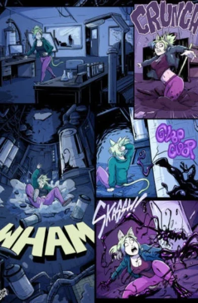 Seeping Ooze - Symbiote Catgirl