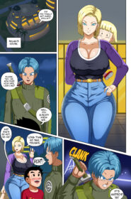 Android 18 and Trunks001