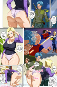 Android 18 and Trunks003