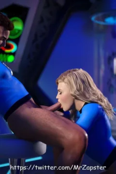 Sue Richards - Invisible Woman 3D art by MrZapter