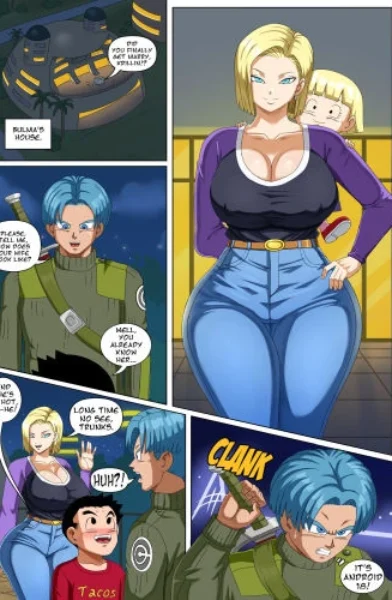[PinkPawg] Android 18 and Trunks (Dragon Ball super)