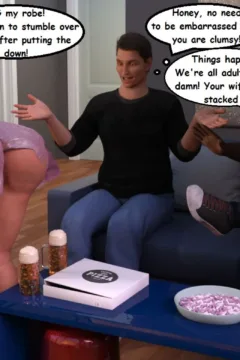 Husband Watching His Wife Get Monster Cocked (3)