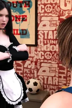 Maid Caught Me And Mom (10)