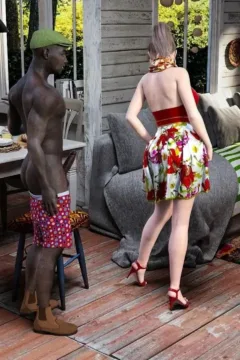 Milf Mom Seduces Her Son’s Black Friend (89)