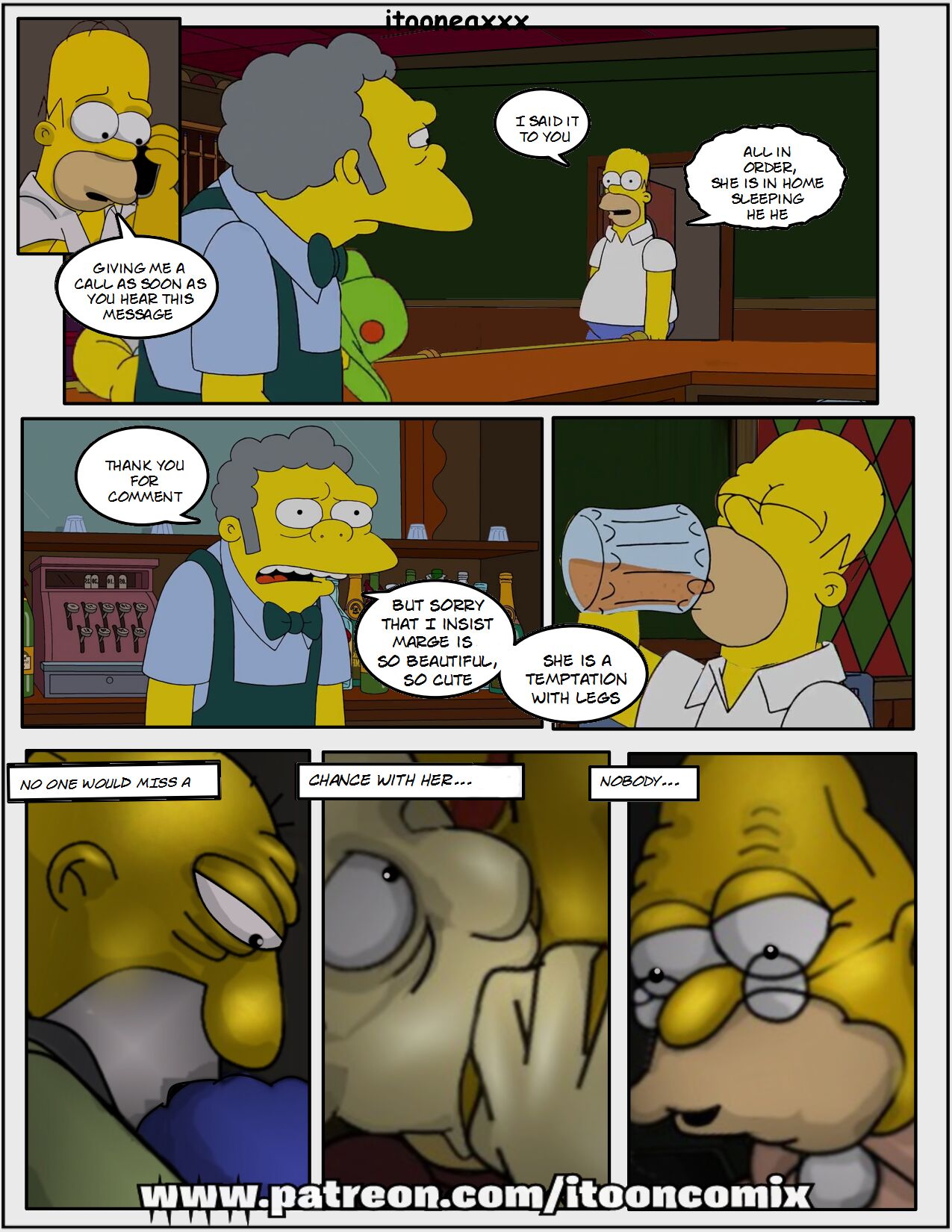 Simpsons comic porno