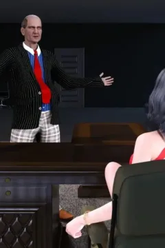 Office MILF Boss Punishes Her Employee (14)