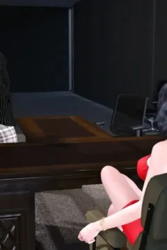 Office MILF Boss Punishes Her Employee (32)