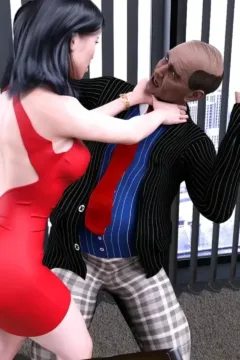 Office MILF Boss Punishes Her Employee (45)