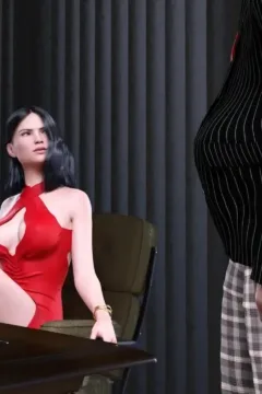 Office MILF Boss Punishes Her Employee (48)