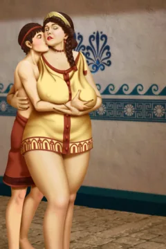 Greek Mother & Son004