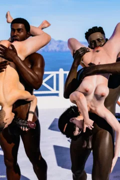 Aubrey and Serena – Sunbathing Foursome_09_6298e096b76b3