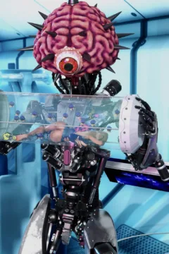 Samus is captured by Mother Brain (4)