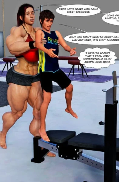 Slave - My Muscular Aunt