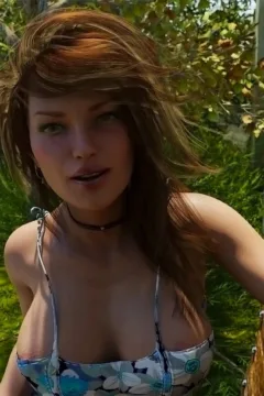 Busty Elder Sister Giving Blowjob Brother (3)