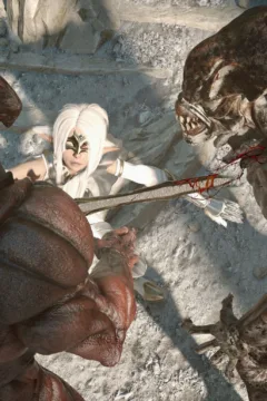 Elenora is defeated by demons (4)