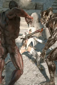 Elenora is defeated by demons (5)