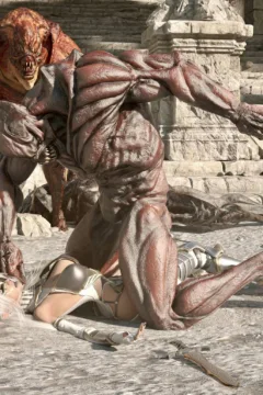 Elenora is defeated by demons (8)