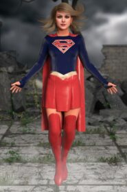 Supergirl Melissa Benoist & Superman (1)