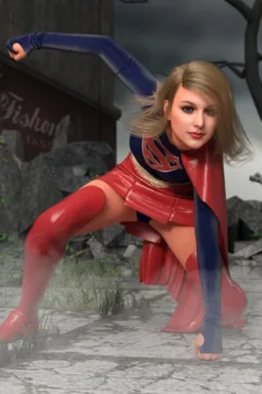 Supergirl Melissa Benoist & Superman (3)