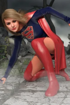 Supergirl Melissa Benoist & Superman (4)