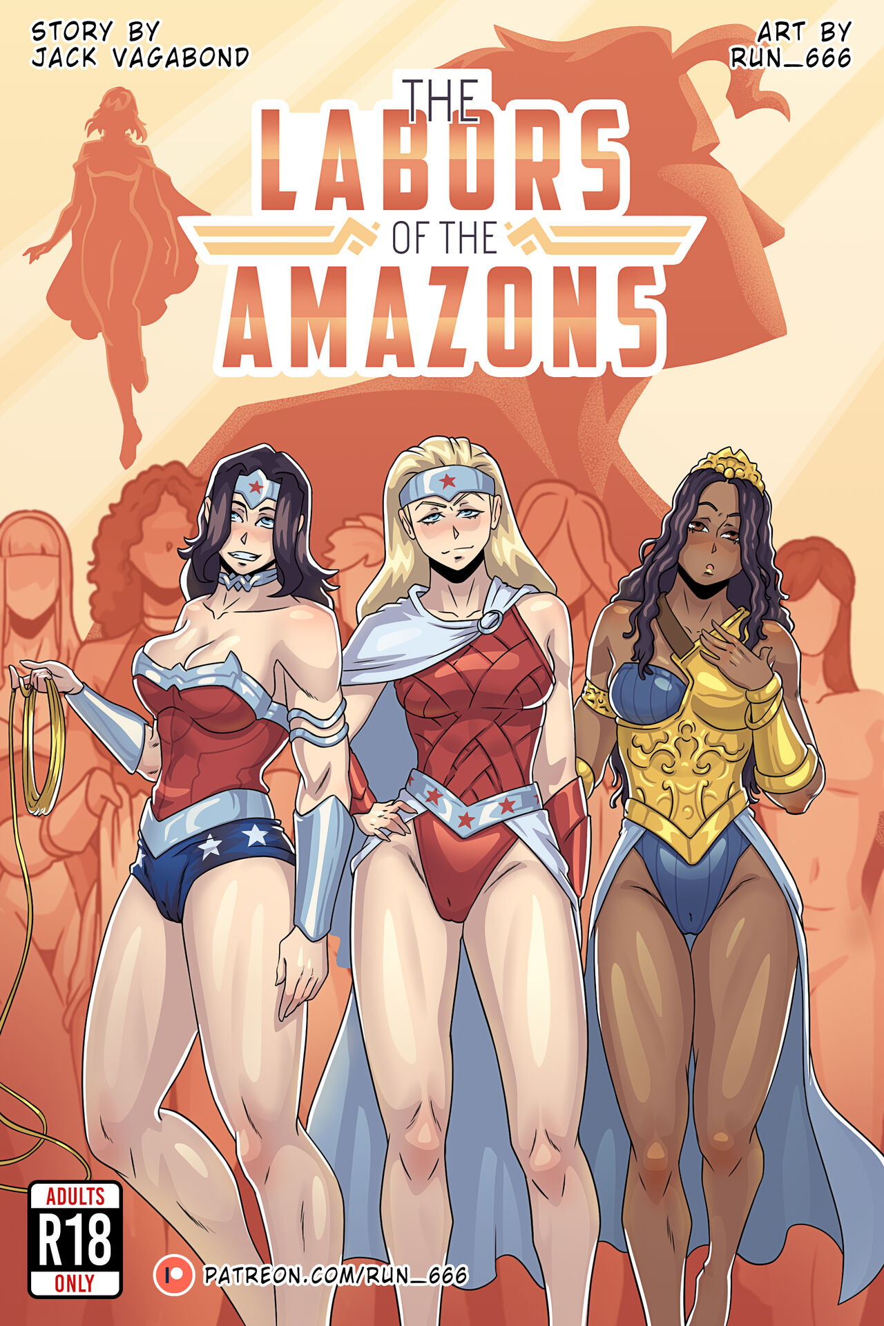 Wonder Girl Superhero Porn - Run 666 - The Labors of the Amazons (Wonder Woman) â€¢ Free Porn Comics