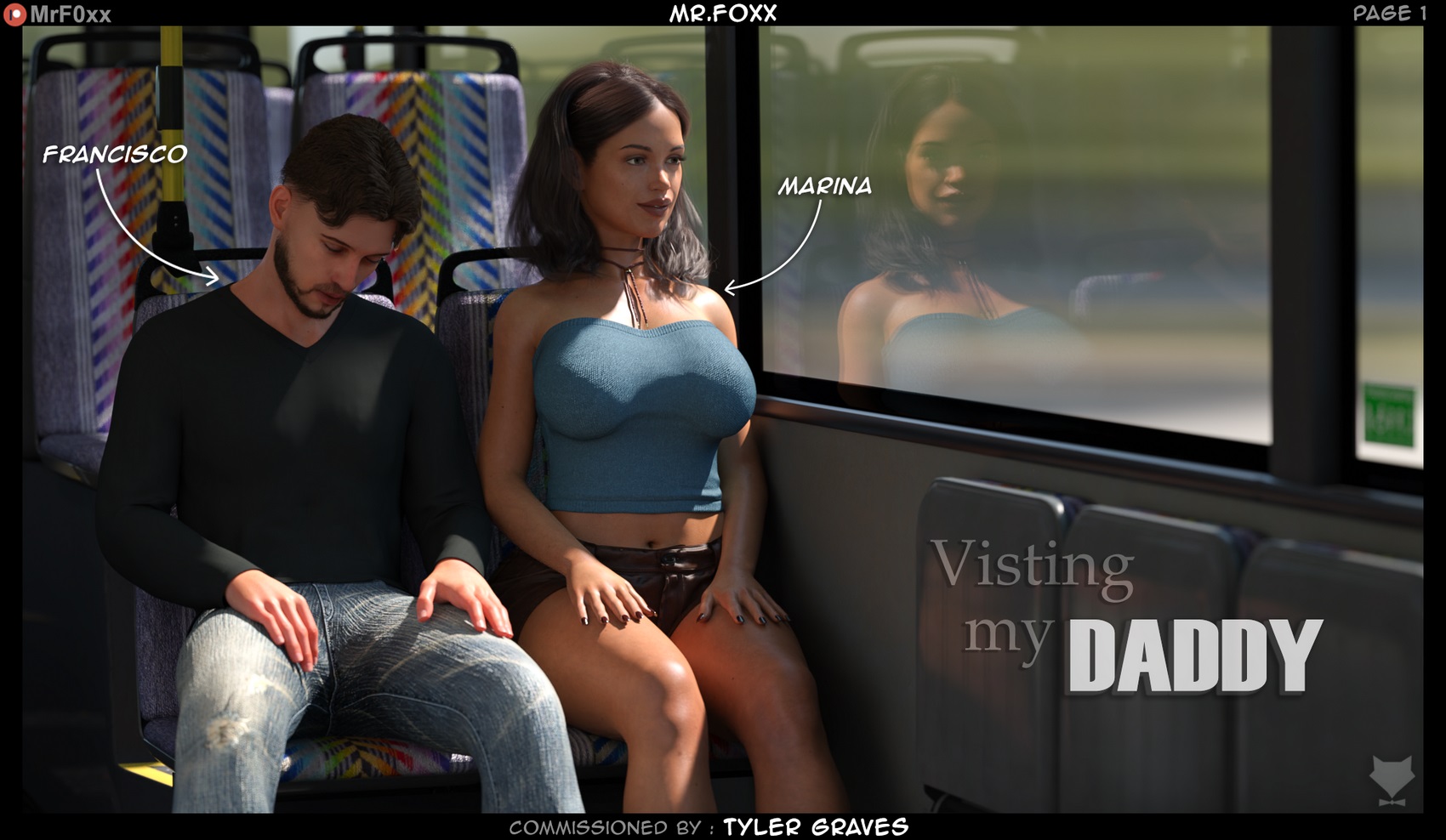 Visiting my Daddy - Mr.Foxx • Free Porn Comics