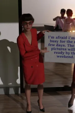 Celia In The New Office (56)