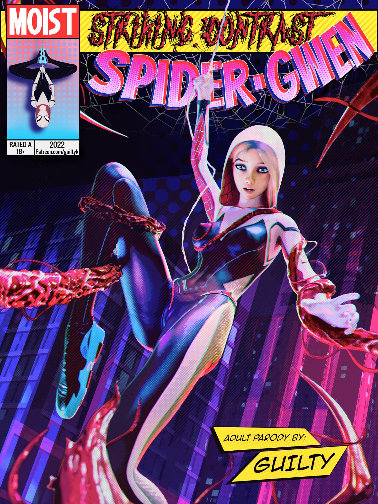 GuiltyK - Spider-Gwen: Striking Contrast â€¢ Free Porn Comics