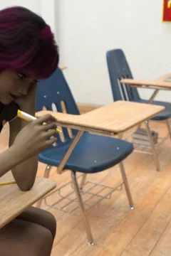 Siblings Caught Teacher Smoking At School (12)