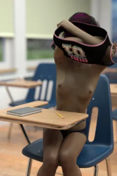 Siblings Caught Teacher Smoking At School (14)