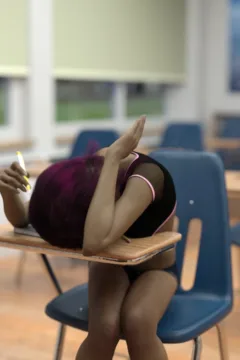 Siblings Caught Teacher Smoking At School (8)