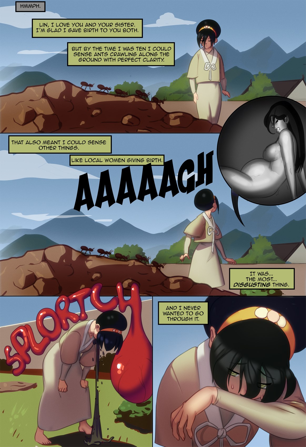 The last airbender porn comic toph heavy part 2
