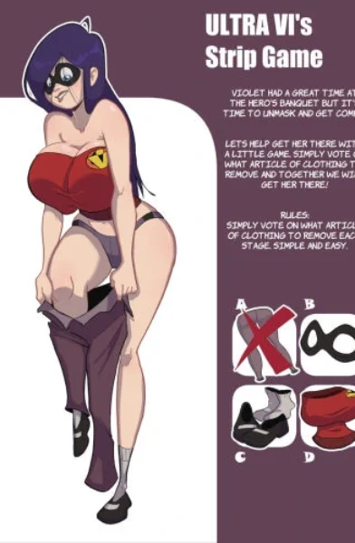 [GewdBoi] UltraVi Stripgame