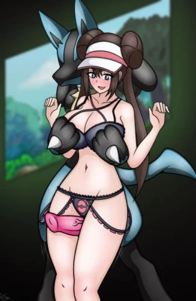 Rosa and Lucario - HyoReiSan