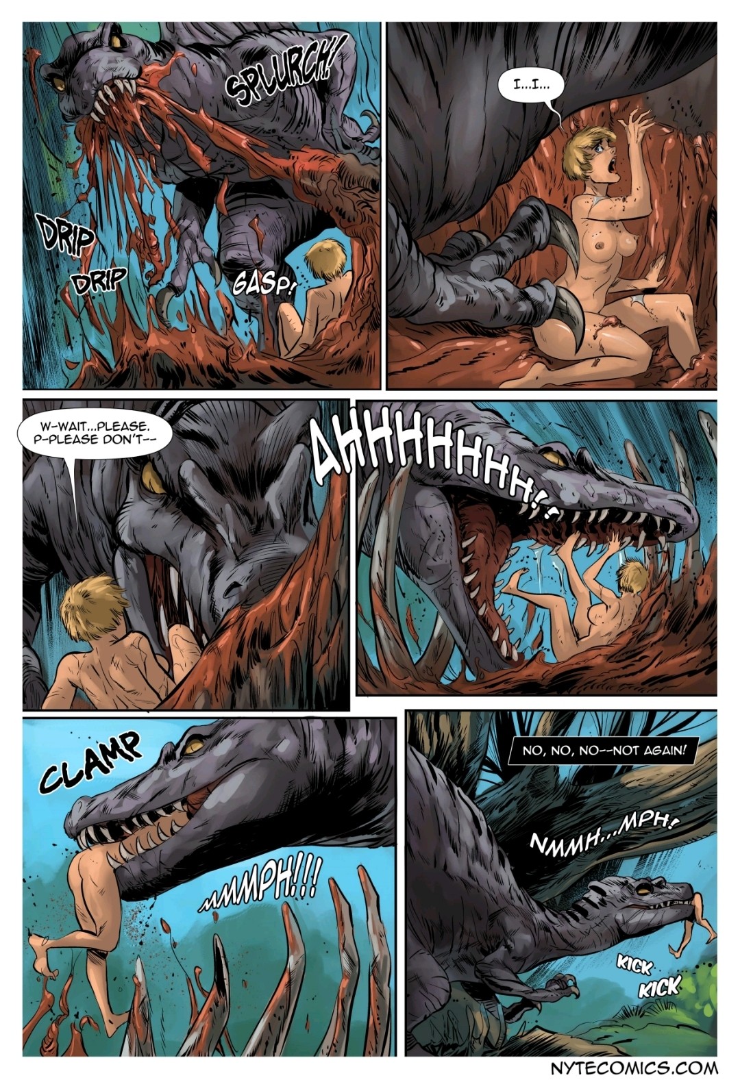 Jurassic park porn comic strip