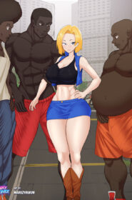 Android 18 visits South City 001
