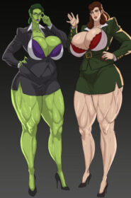 [Cyberboi] She-Hulk & Peggy Carter (Marvel)